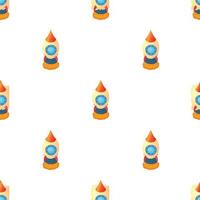 Little rocket pattern seamless vector