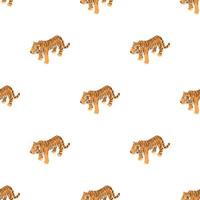 Tiger pattern seamless vector