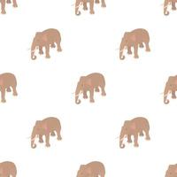 Elephant pattern seamless vector