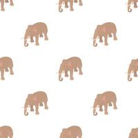 Elephant pattern seamless vector