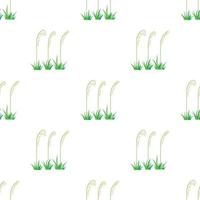Three plants pattern seamless vector