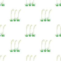 Three plants pattern seamless vector