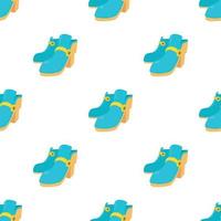 Two boots pattern seamless vector