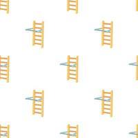 Horizontal bar pattern seamless vector