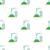 Factory lab pattern seamless vector