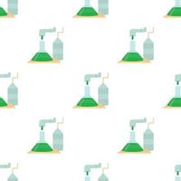 Factory lab pattern seamless vector