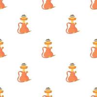 Hookah pattern seamless vector