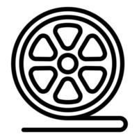 Film pellicle icon, outline style vector