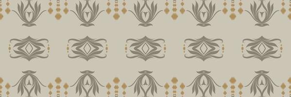 batik textil ikat fondo de patrones sin fisuras diseño vectorial digital para imprimir saree kurti borneo borde de tela símbolos de pincel muestras diseñador vector