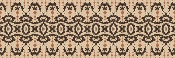 patrón sin costuras de fondo tribal de tela ikat. étnico geométrico batik ikkat vector digital diseño textil para estampados tela sari mughal cepillo símbolo franjas textura kurti kurtis kurtas