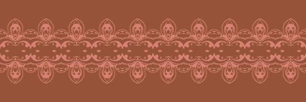 Batik Textile Motif ikat damask seamless pattern digital vector design for Print saree Kurti Borneo Fabric border brush symbols swatches stylish