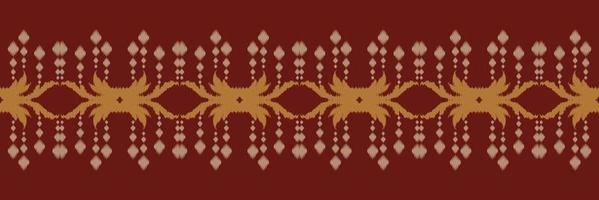 Ikat chevron batik textile seamless pattern digital vector design for Print saree Kurti Borneo Fabric border brush symbols swatches cotton