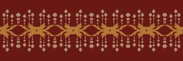 ikat chevron batik textil patrón sin costuras diseño vectorial digital para imprimir saree kurti borde de tela símbolos de pincel muestras de algodón vector