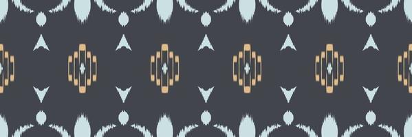 Motif ikat print batik textile seamless pattern digital vector design for Print saree Kurti Borneo Fabric border brush symbols swatches designer