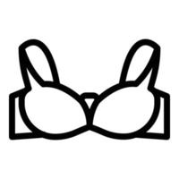 Demi bra icon, outline style vector