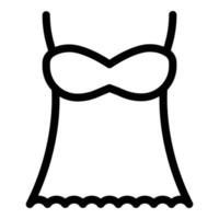 Underware lingerie icon, outline style vector