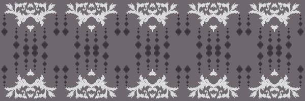 Ikkat or ikat floral batik textile seamless pattern digital vector design for Print saree Kurti Borneo Fabric border brush symbols swatches stylish