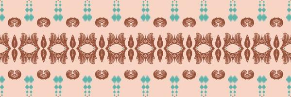 Batik Textile ikat Aztec seamless pattern digital vector design for Print saree Kurti Borneo Fabric border brush symbols swatches designer