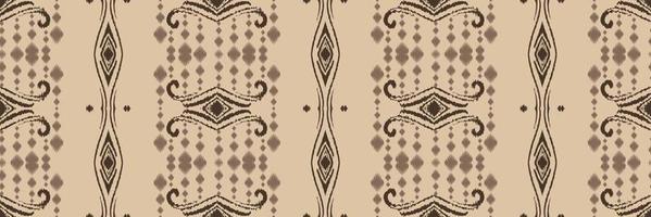 batik textil ikkat o ikat diseños de patrones sin fisuras diseño vectorial digital para imprimir saree kurti borneo borde de tela símbolos de pincel muestras con estilo vector