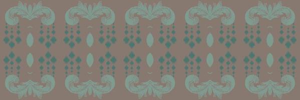 Ikkat or ikat fabric batik textile seamless pattern digital vector design for Print saree Kurti Borneo Fabric border brush symbols swatches party wear