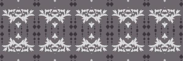 Ethnic ikat vector batik textile seamless pattern digital vector design for Print saree Kurti Borneo Fabric border brush symbols swatches cotton