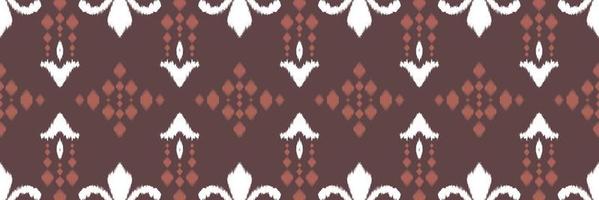 Ikkat or ikat Aztec batik textile seamless pattern digital vector design for Print saree Kurti Borneo Fabric border brush symbols swatches cotton
