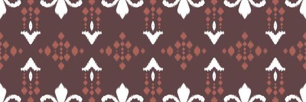 ikkat o ikat aztec batik textil diseño vectorial digital de patrones sin fisuras para imprimir saree kurti borneo borde de tela símbolos de pincel muestras de algodón vector