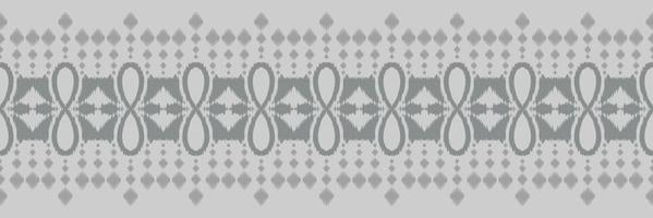 Ikat border tribal backgrounds Seamless Pattern. Ethnic Geometric Batik Ikkat Digital vector textile Design for Prints Fabric saree Mughal brush symbol Swaths texture Kurti Kurtis Kurtas