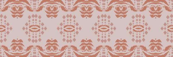 ikat flores batik textil patrón sin costuras diseño vectorial digital para imprimir saree kurti borneo borde de tela símbolos de pincel muestras ropa de fiesta vector