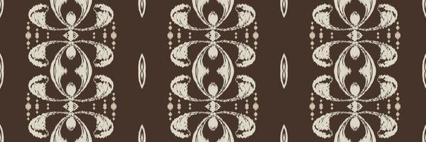 Batik Textile Ethnic ikat stripe seamless pattern digital vector design for Print saree Kurti Borneo Fabric border brush symbols swatches designer