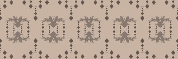 Ikat border tribal African Seamless Pattern. Ethnic Geometric Ikkat Batik Digital vector textile Design for Prints Fabric saree Mughal brush symbol Swaths texture Kurti Kurtis Kurtas