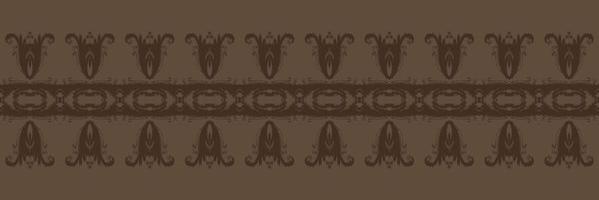 Ethnic ikat texture batik textile seamless pattern digital vector design for Print saree Kurti Borneo Fabric border brush symbols swatches cotton