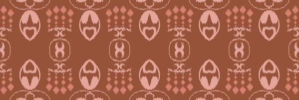 motivo ikat damasco batik textil patrón sin costuras diseño de vector digital para imprimir sari kurti borde de tela símbolos de pincel muestras elegantes