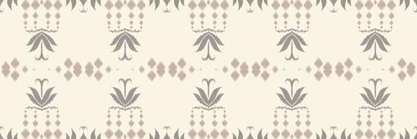 Ikat flowers tribal art Geometric Traditional ethnic oriental design for the background. Folk embroidery, Indian, Scandinavian, Gypsy, Mexican, African rug, wallpaper. vector