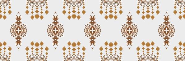 ikat borde tribal africano patrón sin costuras. étnico geométrico ikkat batik vector digital diseño textil para estampados tela sari mughal cepillo símbolo franjas textura kurti kurtis kurtas