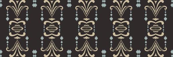 Batik Textile ikat background seamless pattern digital vector design for Print saree Kurti Borneo Fabric border brush symbols swatches party wear
