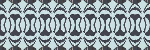 Ikat border tribal art Seamless Pattern. Ethnic Geometric Batik Ikkat Digital vector textile Design for Prints Fabric saree Mughal brush symbol Swaths texture Kurti Kurtis Kurtas