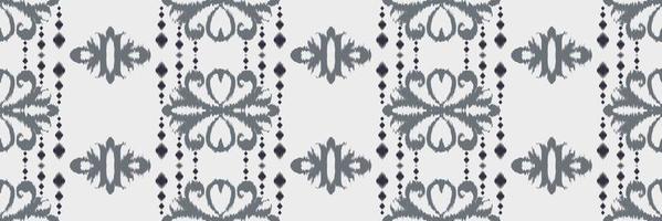 Batik Textile Motif ikat flower seamless pattern digital vector design for Print saree Kurti Borneo Fabric border brush symbols swatches designer