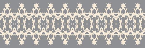Batik Textile ikat triangle seamless pattern digital vector design for Print saree Kurti Borneo Fabric border brush symbols swatches cotton