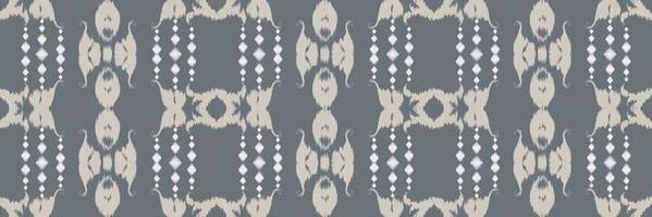 batik textil ikkat o ikat raya patrón sin costuras diseño de vector digital para imprimir saree kurti borneo borde de tela símbolos de pincel muestras de algodón