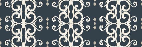 Batik Textile Ethnic ikat design seamless pattern digital vector design for Print saree Kurti Borneo Fabric border brush symbols swatches designer