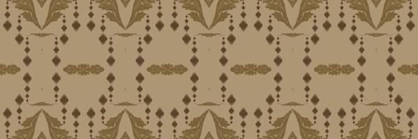 Ikkat or ikat floral batik textile seamless pattern digital vector design for Print saree Kurti Borneo Fabric border brush symbols swatches cotton
