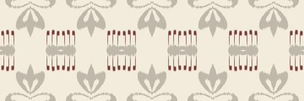 Ikat fabric batik textile seamless pattern digital vector design for Print saree Kurti Borneo Fabric border brush symbols swatches party wear