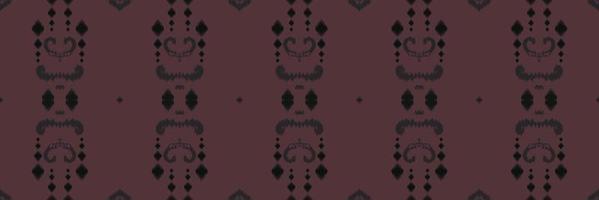 Ikat fabric tribal art Geometric Traditional ethnic oriental design for the background. Folk embroidery, Indian, Scandinavian, Gypsy, Mexican, African rug, wallpaper. vector