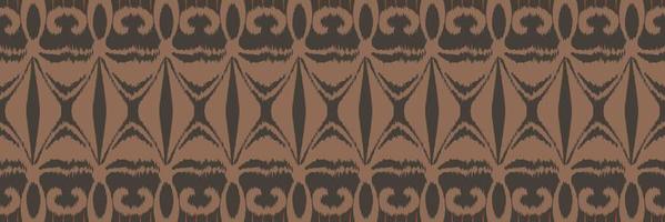 Ikat border tribal African Seamless Pattern. Ethnic Geometric Batik Ikkat Digital vector textile Design for Prints Fabric saree Mughal brush symbol Swaths texture Kurti Kurtis Kurtas