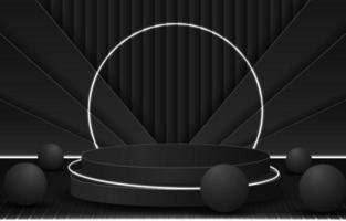 Black Abstract Background vector