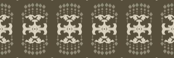 Batik Textile Ethnic ikat triangle seamless pattern digital vector design for Print saree Kurti Borneo Fabric border brush symbols swatches designer