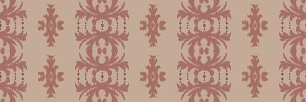 motivo textil batik ikat azteca patrón sin costuras diseño vectorial digital para imprimir saree kurti borneo borde de tela símbolos de pincel muestras diseñador vector