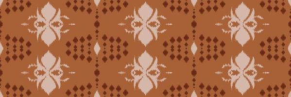 batik motivo textil textura ikat patrón sin costuras diseño vectorial digital para imprimir saree kurti borde de tela símbolos de pincel muestras diseñador vector