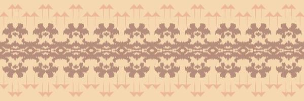 Ikat border tribal Aztec Seamless Pattern. Ethnic Geometric Ikkat Batik Digital vector textile Design for Prints Fabric saree Mughal brush symbol Swaths texture Kurti Kurtis Kurtas